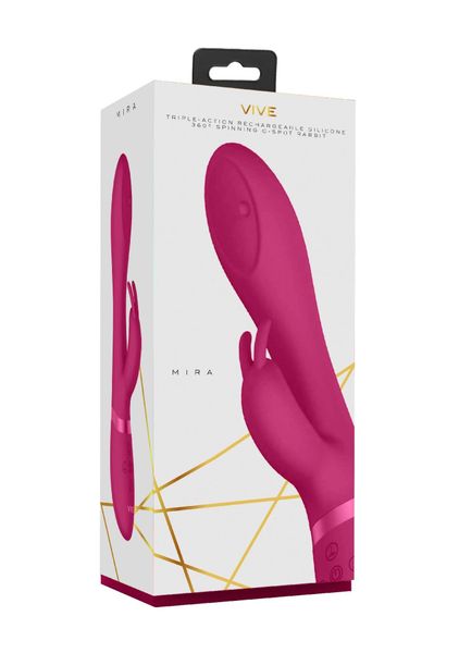 Mira - Spinning G-Spot Rabbit - Pink zdjęcie 1