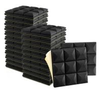 24x PIANKA MATA WYGŁUSZAJĄCA SAMOPRZYLEPNA AKUSTYCZNA 2m2 30x30x5