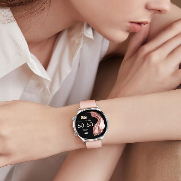 SMARTWATCH DAMSKI Zegarek ROZMOWY CIŚNIENIE POLSKIE MENU 2 paski +SŁUCHAWKI zdjęcie 10