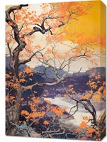 Obraz 50x70cm Złota Jesień nad Jeziorem