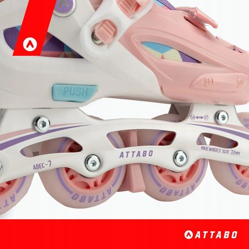 Łyżworolki dziecięce ATTABO Flashled regulowane r. 30-33 2w1 łyżwy i rolki na Arena.pl
