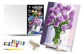 Qbee  Zestaw Do Malowania Sztuka  Niesamowite Tulipany 5 Elementów