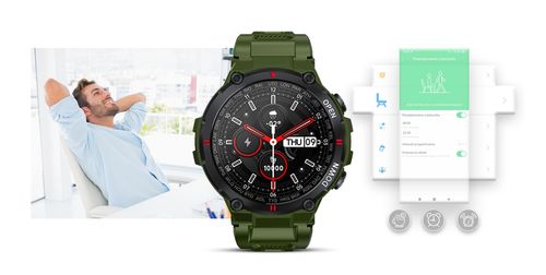 Smartwatch Giewont Focus SmartCall GW430-3 - Forest na Arena.pl