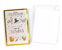 Karnet Urodziny Harry Potter