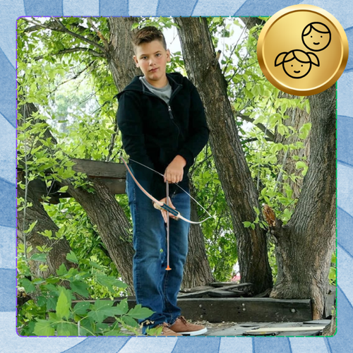 zestaw łucznika łuk dla dzieci 3 strzały z przyssawkami 61 cm na Arena.pl