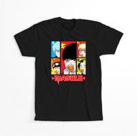 Koszulka Czarna - MASHLE - WYBIERZ KOLOR KOSZULKI I FASON Męska XL