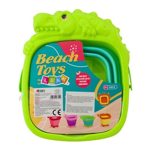 DLA DZIECI SKŁADANE WIADERKO SILIKONOWE KROKODYL na Arena.pl