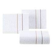 Ręcznik frotte z bordiurą SUZI 70X140 biały