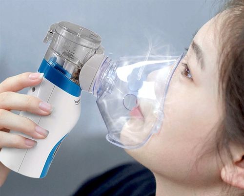 INHALATOR PRZENOŚNY NEBULIZATOR SIATECZKOWY CICHY + Maski + Etui na Arena.pl