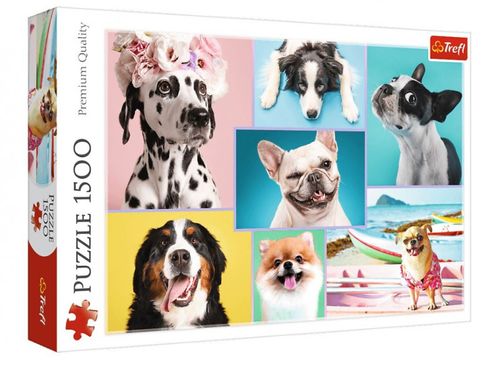 Puzzle 1500 Elementów  Słodkie Pieski na Arena.pl