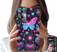 ETUI DO OPPO A79 5G - KOLOROWY MOTYLEK SERCE MODNE WZORY CASE