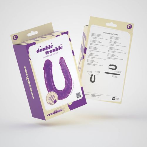 Double Trouble Double Head Dildo Crushious Purple na Arena.pl