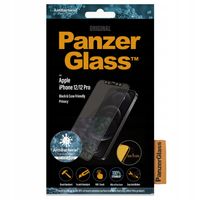 SZKŁO HARTOWANE PANZERGLASS SUPER+ IPHONE 12/12 PRO ANTYBAKTERYJNE PRIVACY