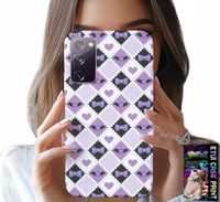 ETUI DO SAMSUNG GALAXY S20 FE - MODNE SERCA KOKARDKI KOKARDA + SZKŁO
