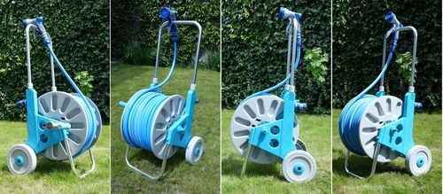 WÓZEK ALU WĄŻ OGRODOWY 6-WARSTWOWY NIESKRĘCAJĄCY SIĘ 1/2" 50 M BEST POLSKA na Arena.pl