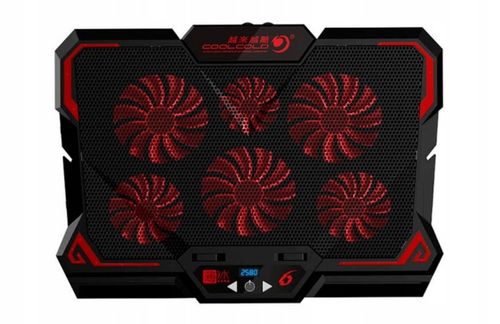 PODSTAWKA PODKŁADKA CHŁODZĄCA POD LAPTOP-A NOTEBOOK-A 12-17 WYŚWIETLACZ LED na Arena.pl