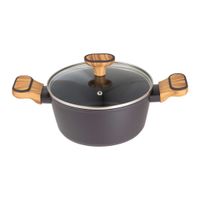 garnek multiclad 20cm z pokrywą bergner bg-56036 charcoal