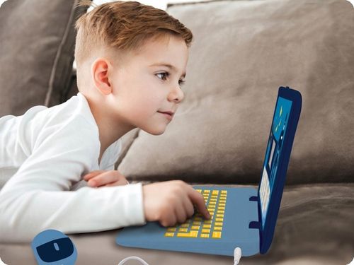 Dwujęzyczny laptop edukacyjny Lexibook Batman pol/ang komputerek dla dzieci na Arena.pl