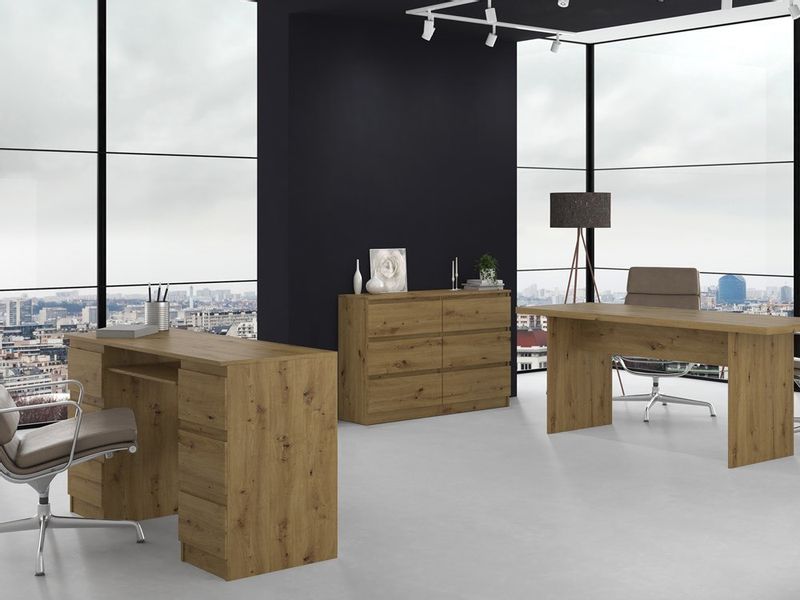 KOMODA MALWA M6 120 - DĄB ARTISAN zdjęcie 4