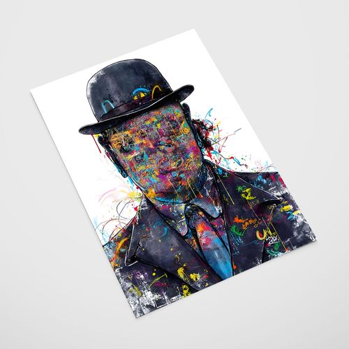 Plakat portret graffiti 40x50 cm na Arena.pl