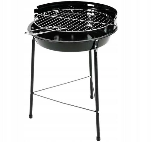GRILL OGRODOWY TURYSTYCZNY PRZENOŚNY OKRĄGŁY WĘGLOWY KLASYCZNY KEMPINGOWY na Arena.pl