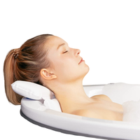 Wodoodporna Poduszka do Kąpieli z Pianki Memory Biała 35x36 cm Zagłówek