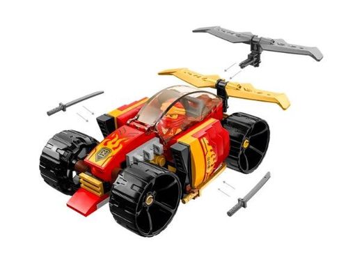 Klocki Ninjago 71780 Samochód wyścigowy ninja Kaia na Arena.pl
