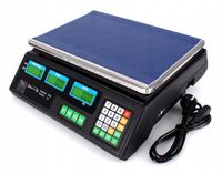 WAGA SKLEPOWA 30KG /2g ELEKTRONICZNA 2x AKUMULATOR