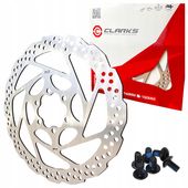 Rowerowa Tarcza Hamulcowa 160mm CLARKS SL-07 Solidna STAL NIERDZEWNA 6