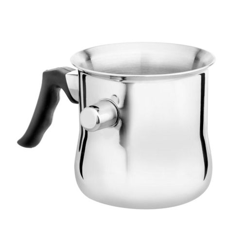 Garnek stalowy do mleka z gwizdkiem RICKY 1,0 l 1000 ml 13,5 cm stal na Arena.pl