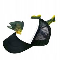 Czapka z daszkiem bejsbolowa z rybą 3D uniseks wielokolorowa