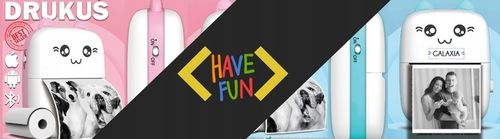 Mini Drukarka Termiczna DRUKUŚ ORYGINALNY Do Zdjęć Przenośna + 11 ROLEK na Arena.pl