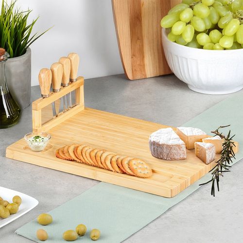 Deska do Serów Sera Wędlin Przekąsek Przystawek + Noże Zestaw Prezentowy na Arena.pl