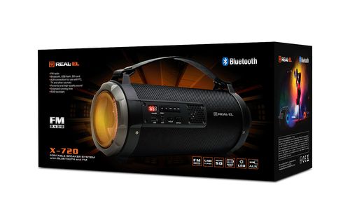 Głośnik przenośny REAL-EL X-720 Bluetooth na Arena.pl