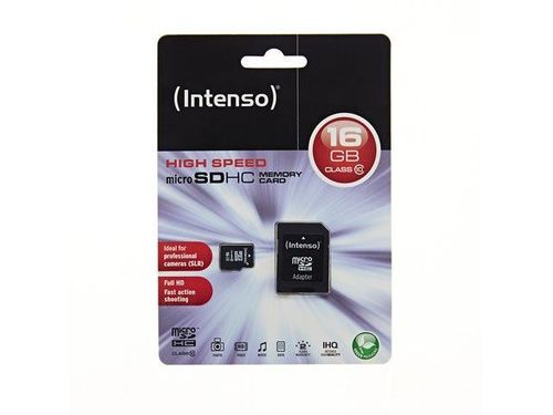 Intenso micro SD 16GB SDHC card class 10 na Arena.pl