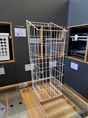 Uchylny kosz na bieliznę pranie do szafki 30 biały ścięty Rejs na Arena.pl