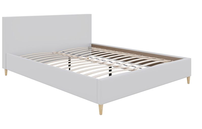 Łóżko tapicerowane Hamilton 120x200 stelaż nóżki zdjęcie 2