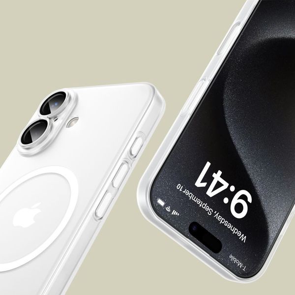 tech-protect magslim magsafe iphone 16e matte/ice zdjęcie 3