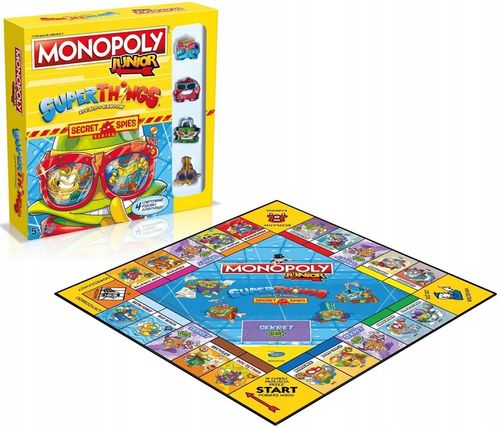 SUPER ZINGS MONOPOLY GRA PLANSZOWA JUNIOR THINGS MONOPOL DZIECI na Arena.pl