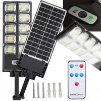 LAMPA SOLARNA LED CZUJNIK RUCHU ZMIERZCHU PILOT LATARNIA NOCNA ULICZNA MOC