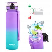 BUTELKA BIDON NA WODĘ 1000ml TRITAN Z SITKIEM USTNIKIEM UCHWYTEM