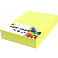 papier kolorowy a4 80g żółty pastelowy 500 arkuszy
