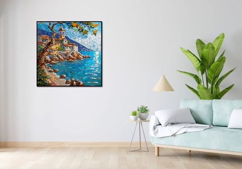 Plakat 90x90cm Mozaikowa Układanka na Arena.pl