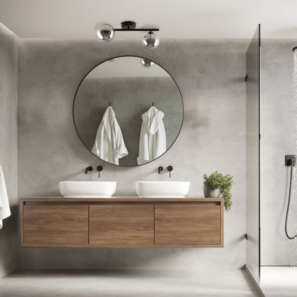 ESTERA BLACK LAMPA SUFITOWA 2 zdjęcie 2