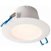 Zewnętrzna LAMPA wpuszczana HELIOS 8991 Nowodvorski metalowa OPRAWA stropowa LED 5W 3000K okrągła IP44 biała