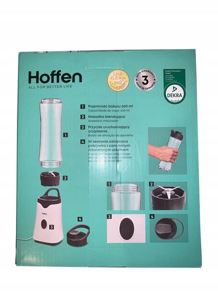 Blender Z Przenośnym Bidonem Hoffen FB-3025 zdjęcie 2
