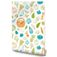 Tapeta Kuchenna WARZYWA Ogórki Kukurydza Awokado