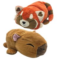 Maskotka 2w1 Obracany pluszowy przyjaciel KAPIBARA PANDA RUDA 40cm