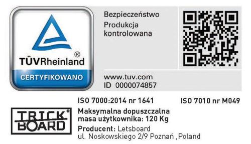 Trickboard Sueno Surf New; z Atestem na Arena.pl