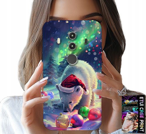 ETUI DO HUAWEI MATE 10 PRO - ŚWIĄTECZNY NIEDŹWIEDŹ BOMBKI CASE +FOLIA na Arena.pl